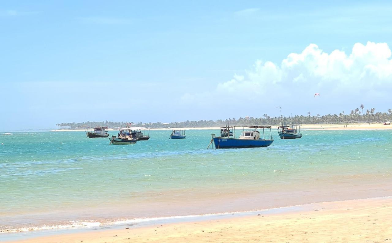 Guarajuba Pe Na Areia Appartement Buitenkant foto